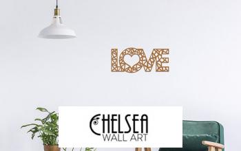 CHELSEA WALL ART à super prix sur BAZARCHIC