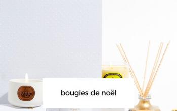 BOUGIES DE NOEL en vente flash sur BAZARCHIC