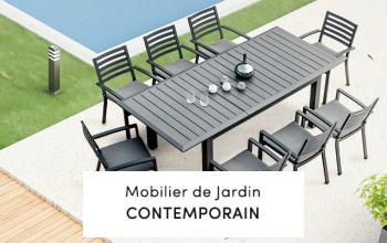 MOBILIER DE JARDIN CONTEMPORAIN en vente flash sur VEEPEE