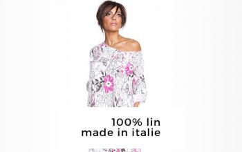100% LIN MADE IN ITALIE en vente flash sur BAZARCHIC
