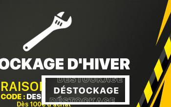 DESTOCKAGE D'HIVER en vente privilège sur BRICOPRIVÉ
