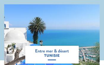 ENTRE MER ET DESERT TUNISIE en promo chez SHOWROOMPRIVÉ VOYAGES