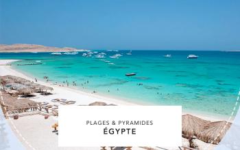 PLAGES ET PYRAMIDES EGYPTE à bas prix chez SHOWROOMPRIVÉ VOYAGES